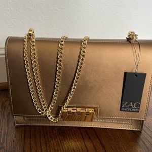 Zac Posen Metallic Shoulder or Crossbody Bag